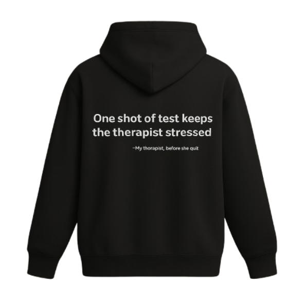 I Love Tren Premium Hoodie - Back View